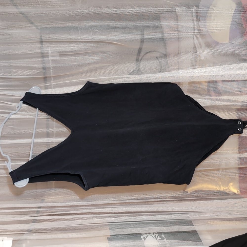 Black tank bodysuit from Gap